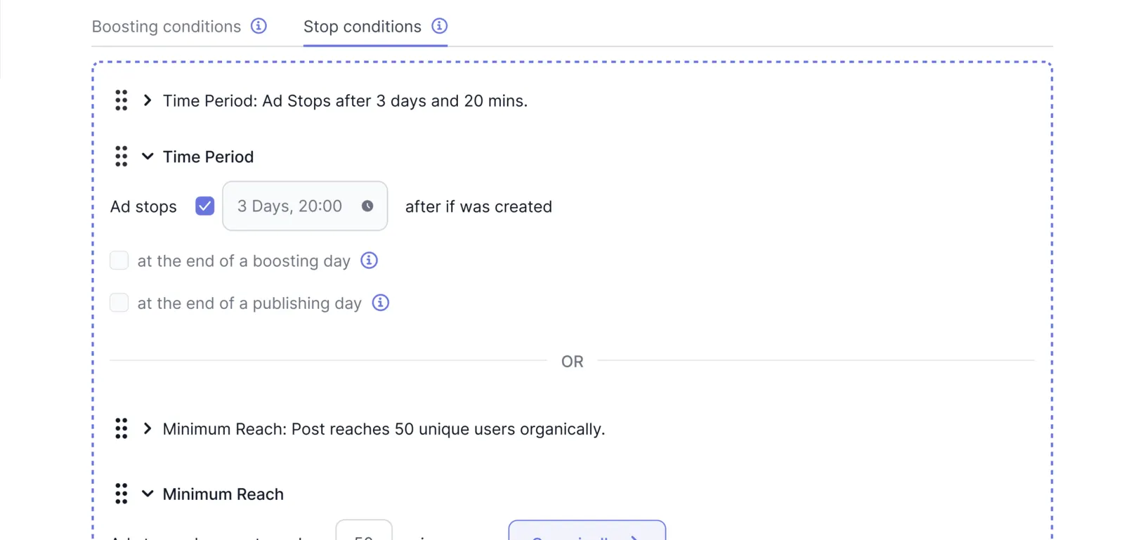 Smart rules configuration